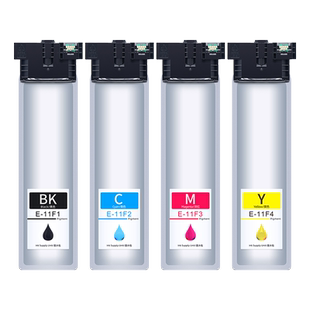 适用爱普生C5390a墨盒WF-C5890a WorkForce Pro WF-C5390 C5890打印机墨水盒T11F1 T11G1墨袋T9382废墨维护箱