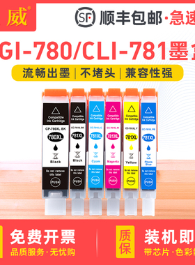 适用佳能PGI-780PG BK墨盒TS9570 9170 TS8270 TS8370 8370a TS6370 TS8170打印机TS707a TR8570彩色墨水匣