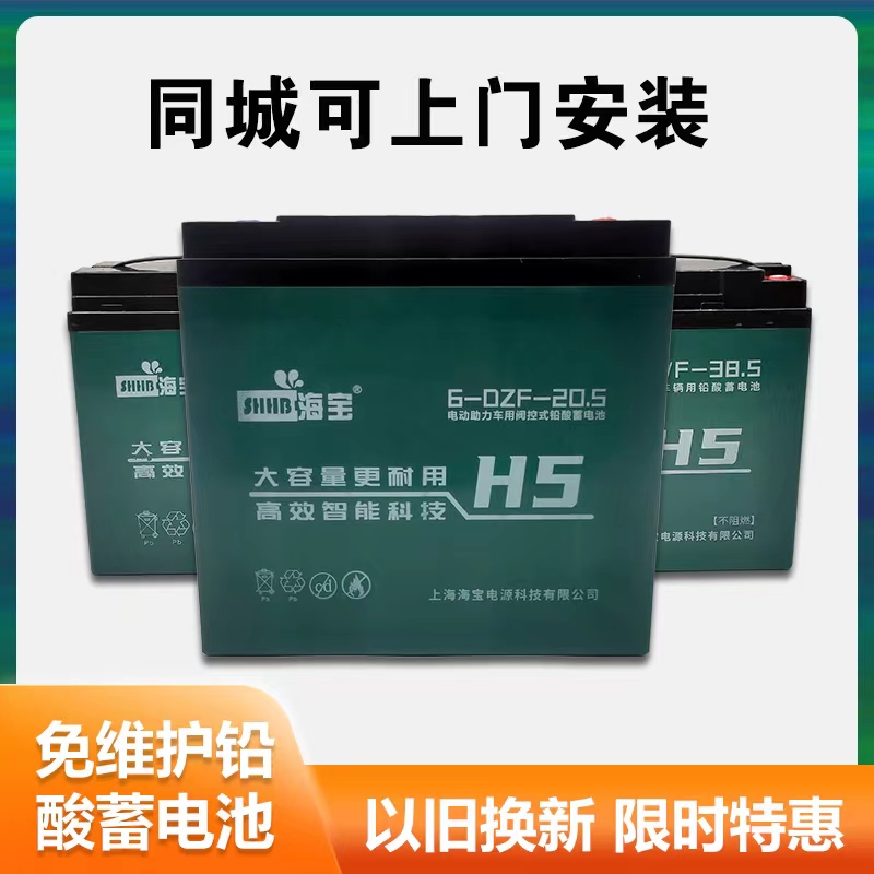 海宝电动车电池超长续航60v 大容量全新正品包邮石墨烯多车型适用