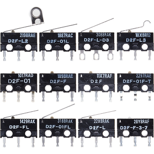 原装正品欧姆龙微动触摸开关鼠标按键D2F-F-3-7-L2-L3-D3-01FL-T