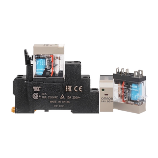 正品OMRON欧姆龙5脚10A中间继电器G2R-1-SN (S) DC24V AC220V SND