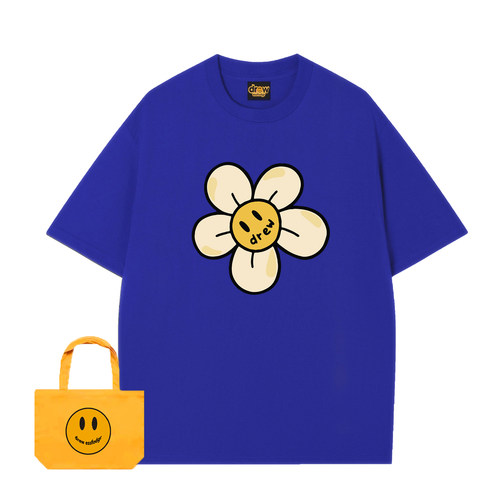 ESSFODGR小花雏菊纯棉短袖