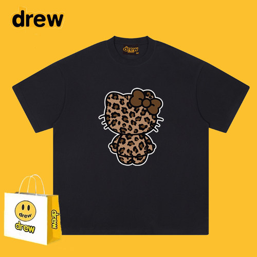 DREWESSFODG豹纹HelloKitty短袖