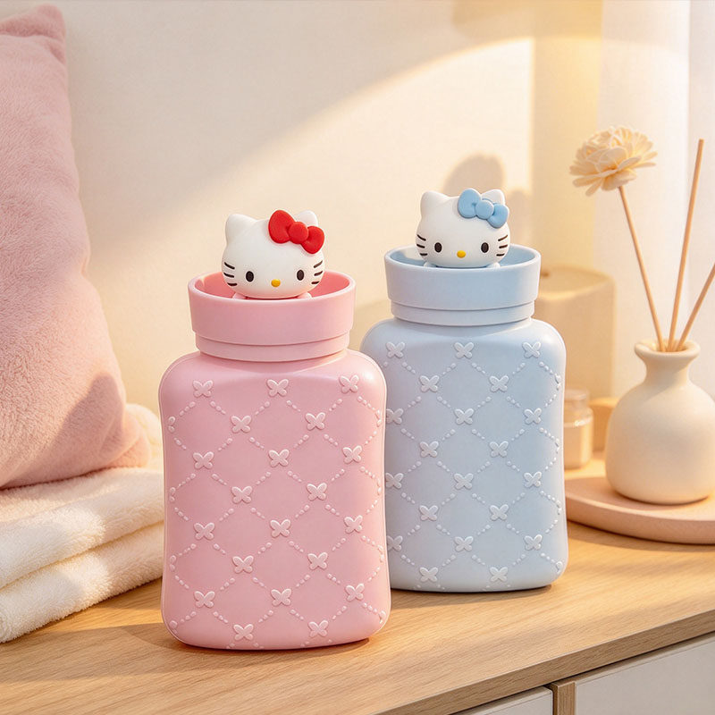 三丽鸥HelloKitty猫热水袋注水式