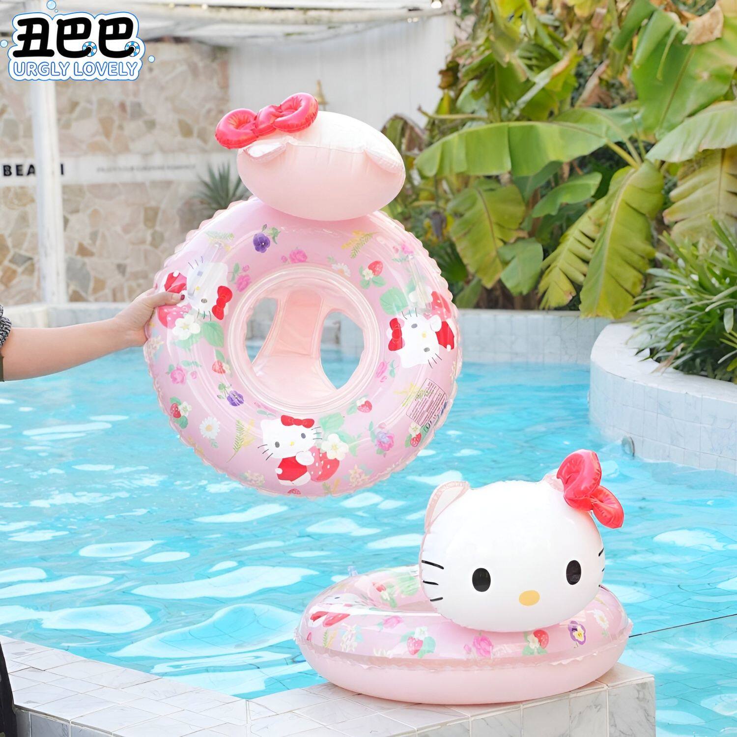 三丽鸥正版hellokitty游泳圈儿童