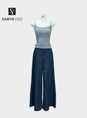 2026 SAMYA YIGO 夏季新款时尚百搭牛仔裤85661显瘦吊带背心8988