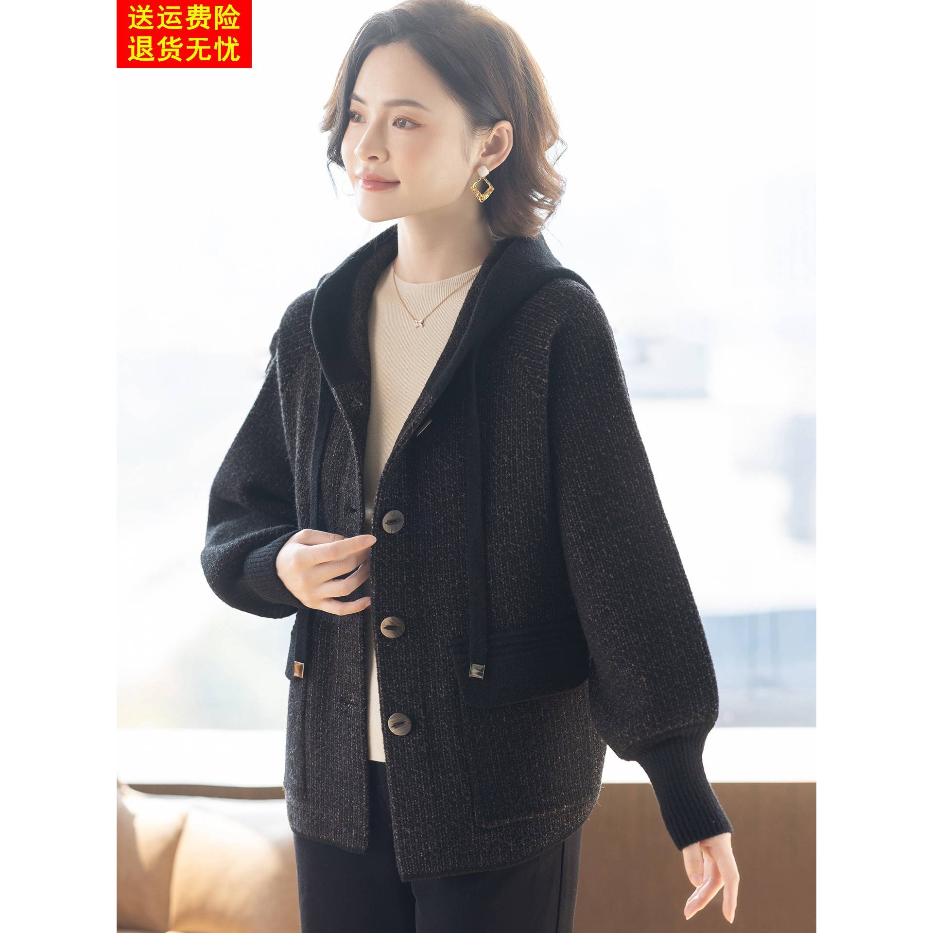 妈妈冬装外套2025新款休闲秋冬夹克厚款中老年人女洋气时尚上衣服