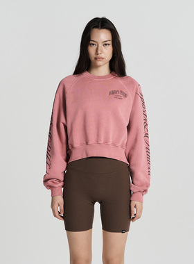 HDEX 25春夏季新品宽松休闲卫衣字母印花套头上衣韩国代