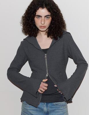 Polysooem双头拉链连帽外套