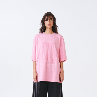 HDEX 25夏季新品美式复古水洗刺绣字母短袖宽松百搭T恤韩国代购