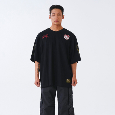 HDEX 25夏季新品宽松迷彩印花短袖T恤休闲百搭上衣韩国代购