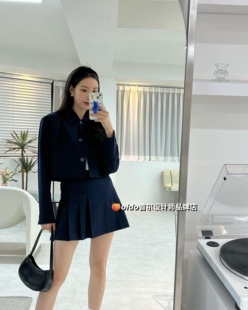 CITYBREEZE 22春夏秋jk设计感小众西装外套短裙百褶裙套装韩国