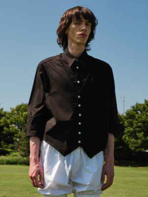 TRUNKPROJECT假两件衬衫