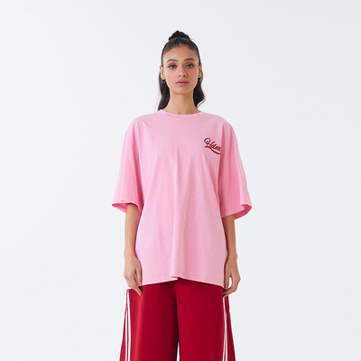 李惠利同款HDEX 25夏季新品美式宽松休闲字母印花短袖T恤韩国代购