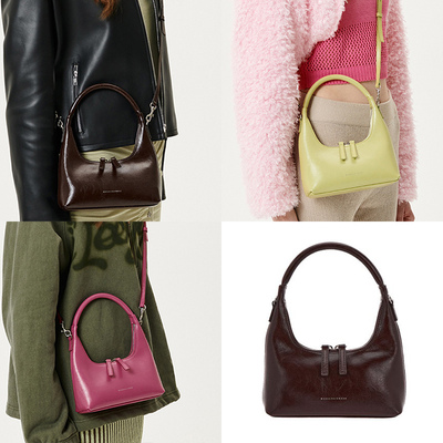 MARGESHERWOOD斜挎真皮月牙包