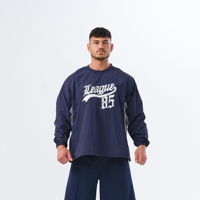 HDEX 25夏季新品美式复古速干字母刺绣T恤宽松长袖上衣韩国代购