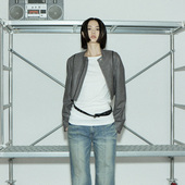 机车服夹克辣妹外套上衣韩国代购 CURETTY 美式 复古短款 24秋季 新品