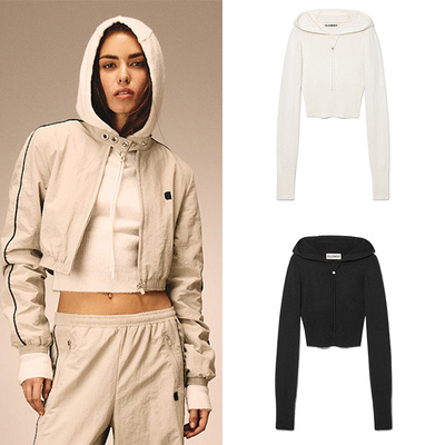 GLOWNY连帽针织衫卫衣