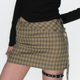 24秋修身 部分现货 CRANK 格纹系带包臀裙辣妹学院风半身裙韩代