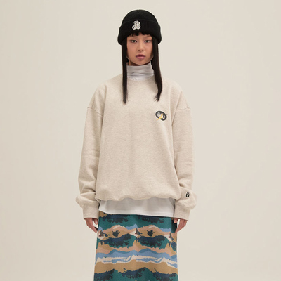 早秋印花宽松韩国代购套头卫衣