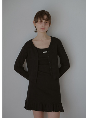 LETERIE 25春季新品法式田园风小碎花开衫吊带裙套装韩国代购