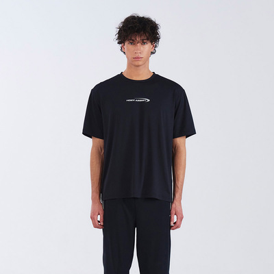 HDEX 25夏季新品宽松基础款速干字母刺绣T恤短袖上衣韩国代购