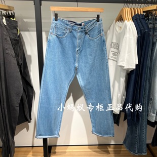 0000 001LN Levis李维斯2025男士 LMC宽松直筒水洗浅蓝色赤耳牛仔裤