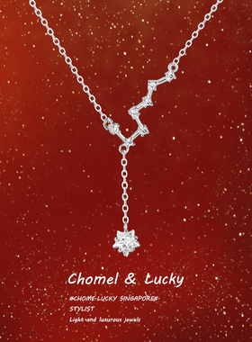 「北斗七星」纯银s999星星项链女生轻奢小众高级感锁骨链生日礼物