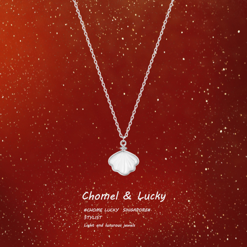 一贝子纯银项链~戴上就是一辈子~