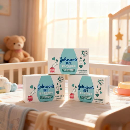 强生婴儿牛奶润肤皂125g宝宝儿童新生儿洗手沐浴皂滋润香皂肥皂