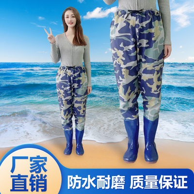齐腰下水裤加厚半身裤带抓鱼超轻