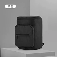 Черная универсальная прогулочная коляска