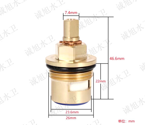 适配摩恩moen57132/57131花洒58332 /58331/91046勒芒红蓝阀芯