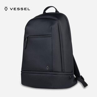 VESSEL高尔夫衣物包皮革防水便携旅行服装包独立鞋袋双肩背球包