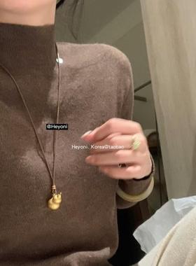 可调节男女金葫芦长项链新中式