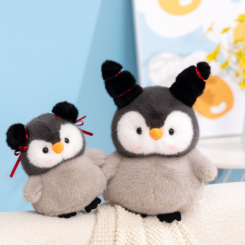 抱抱宝贝搞怪企鹅公仔毛绒玩具大妹鹅玩偶布娃娃挂件儿童生日礼物