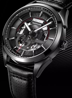 【清仓捡漏】劳士顿专柜镂空进口全自动机械机芯防水男表G2639