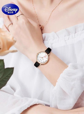 迪士尼简约数字米奇小表壳小学初中高中女生石英款11302