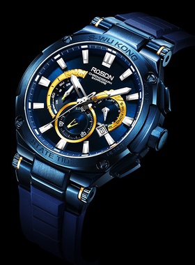 劳士顿孙悟空系列-斗战圣佛之战系列男装多功能防水表3299