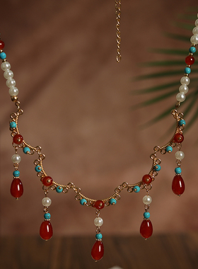 新中式古风汉服项链女