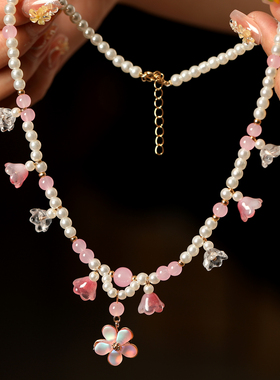 儿童古风花朵新中式流苏汉服