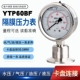 标准卡盘连接50.5 快装 隔膜压力表YTP60径向耐震 304不锈钢