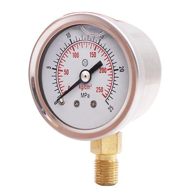 压力表径向耐震m10x1可做充油