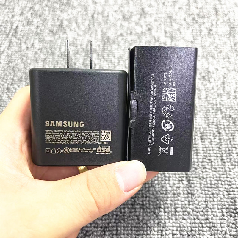 适用于三星充电器s22ultra手机快充45w s23s21s20s20U双typec数据线S24超快充电2.0超级typec