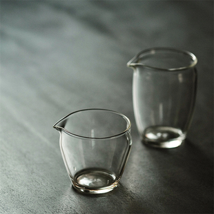 不亦室 清物堂手作高硼硅透明玻璃公道包银口