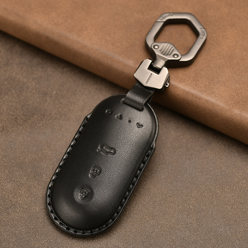 适用于AITO华为问界A5/M7赛力斯汽车真皮简约钥匙套