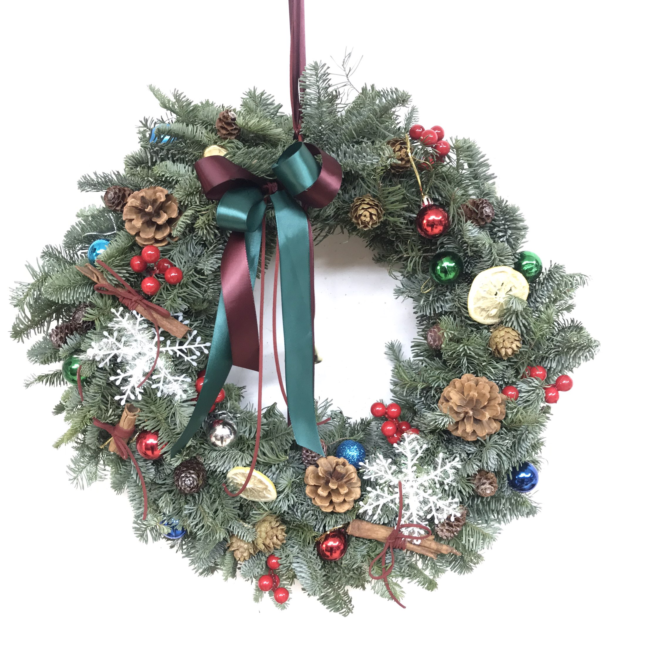 圣诞节花环平安夜摆件节日氛围花