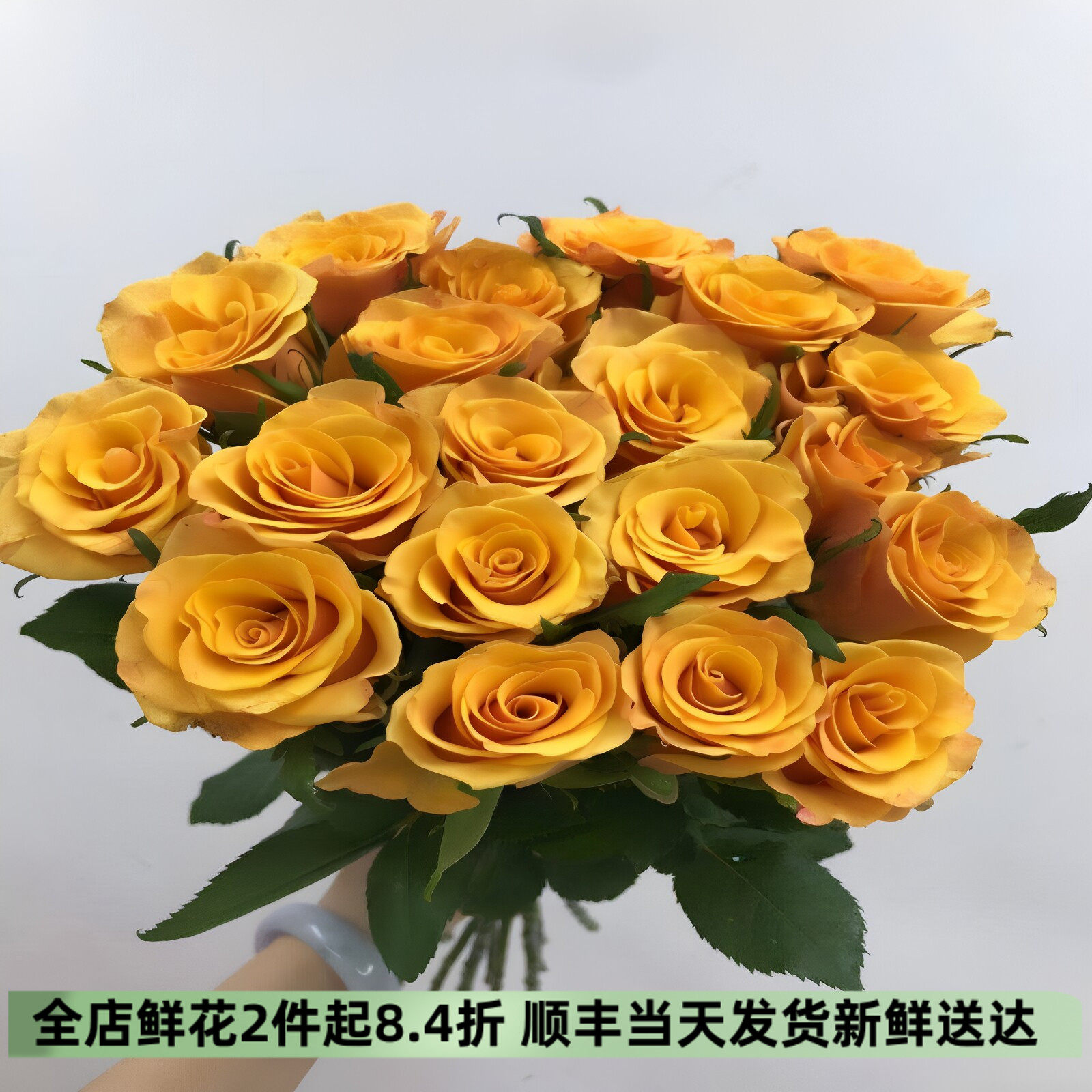 辉煌玫瑰水培花束七夕北京同城速