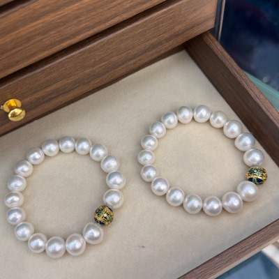 【大美唤推荐】赛澳白珍珠手链DM2615