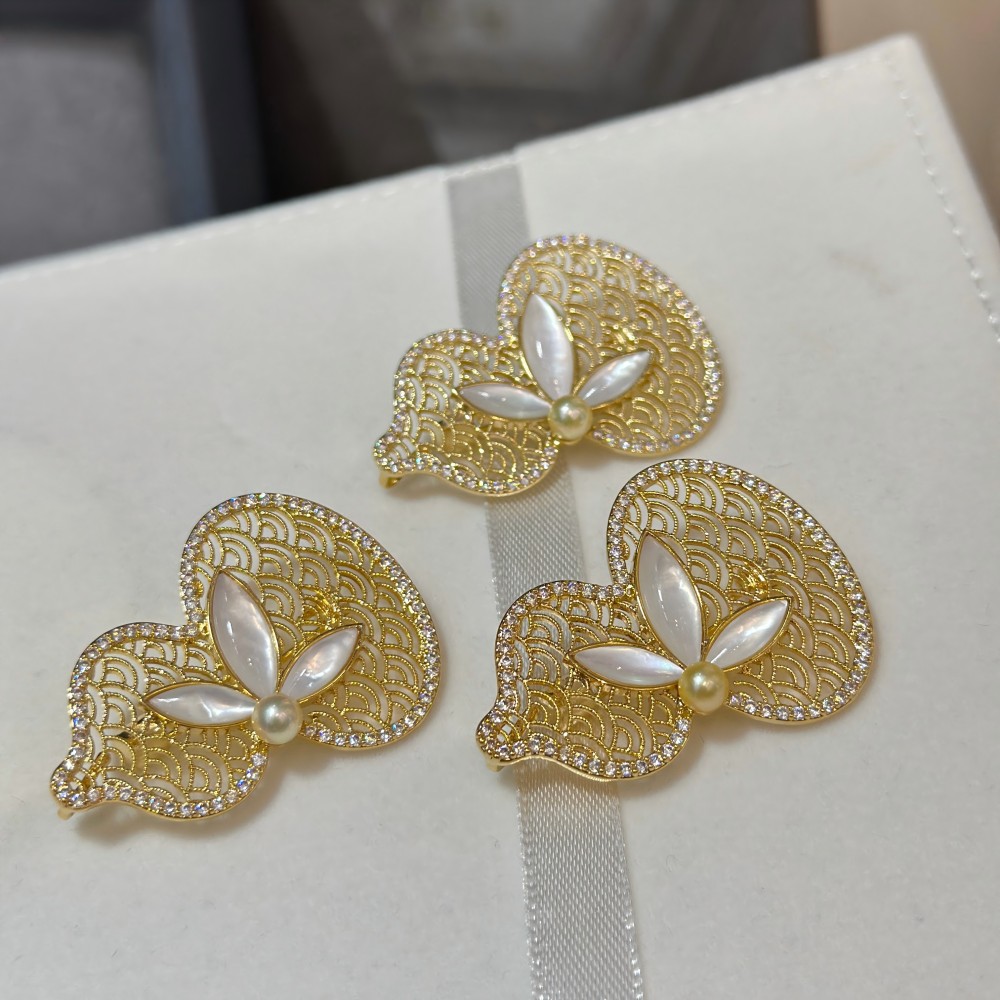 【大美唤推荐】羽皇金葫芦胸针 5-6mmSA032